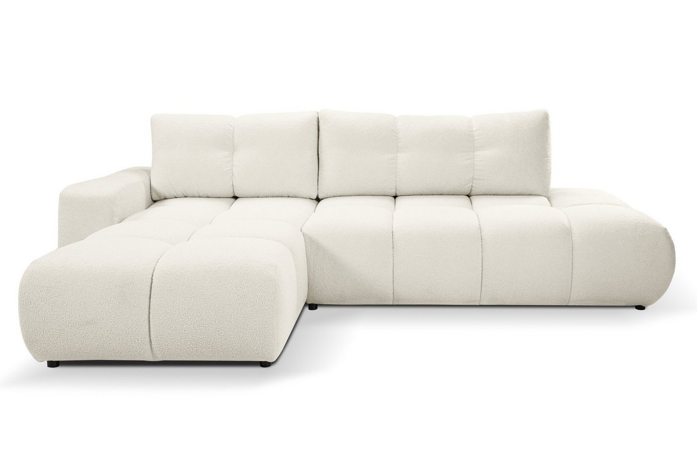 MOEBLO Ecksofa Sohan, mit Schlaffunktion mit Bettkasten Eckcouch Wohnlandschaft Sofa mit Ottomane Eckgarnitur Polsterecke, (BxHxT):288x90x176cm von MOEBLO