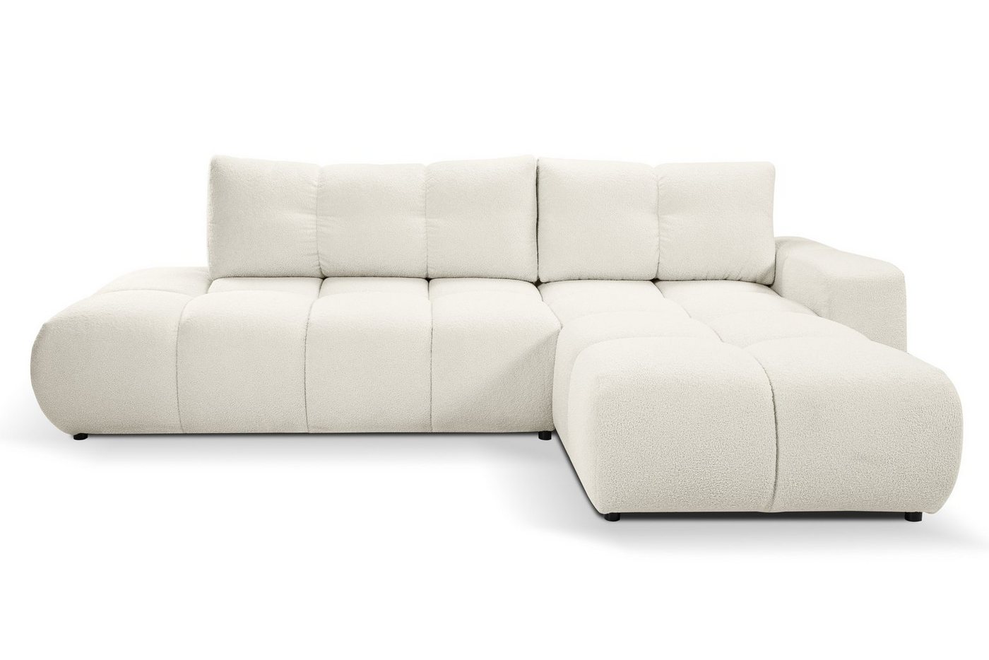 MOEBLO Ecksofa Sohan, mit Schlaffunktion mit Bettkasten Eckcouch Wohnlandschaft Sofa mit Ottomane Eckgarnitur Polsterecke, (BxHxT):288x90x176cm von MOEBLO