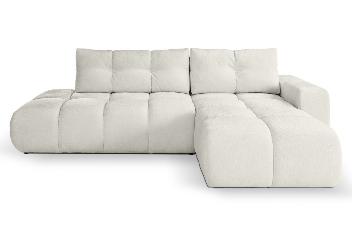 MOEBLO Ecksofa Sohan, mit Schlaffunktion mit Bettkasten Eckcouch Wohnlandschaft Sofa mit Ottomane Eckgarnitur Polsterecke, (BxHxT):288x90x176cm von MOEBLO