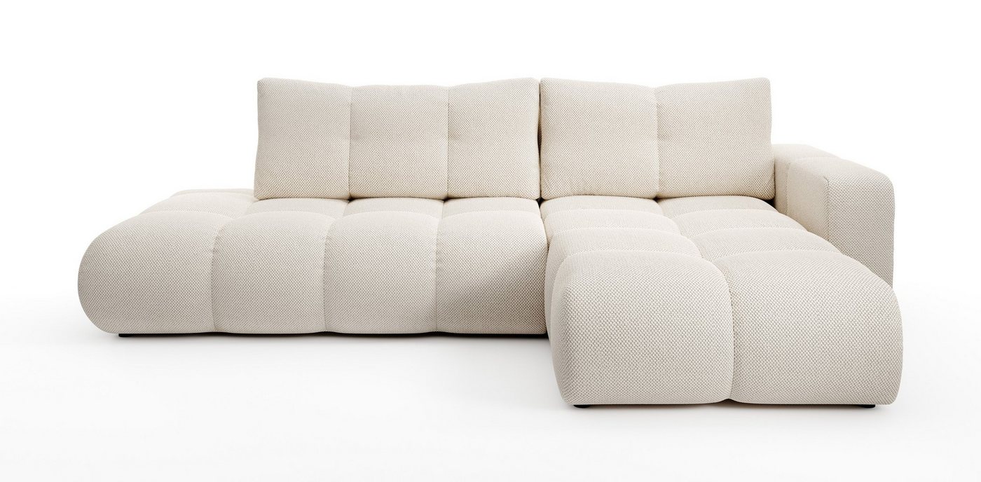 MOEBLO Ecksofa Sohan, mit Schlaffunktion mit Bettkasten Eckcouch Wohnlandschaft Sofa mit Ottomane Eckgarnitur Polsterecke, (BxHxT):288x90x176cm von MOEBLO