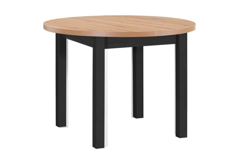 MOEBLO Esstisch Joly 4 (Stilvoller Multifunktionaler Tisch mit Schlankem Design und Robuster Bauweise, Massivholz), (BxHxT):100x76x100-180 cm von MOEBLO