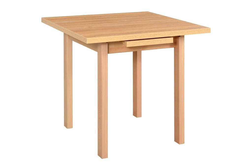 MOEBLO Esstisch MEX 7 (Stilvoller Multifunktionaler Tisch mit Schlankem Design und Robuster Bauweise, Perfekt für Küche, Esszimmer und Arbeitsbereiche), - (BxHxT): 80/110x76x80 cm von MOEBLO