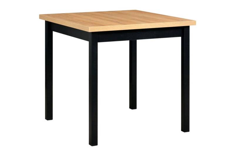 MOEBLO Esstisch MEX 9 (Stilvoller Multifunktionaler Tisch mit Schlankem Design und Robuster Bauweise, Massivholz), - (BxHxT): 80x78x80 cm von MOEBLO