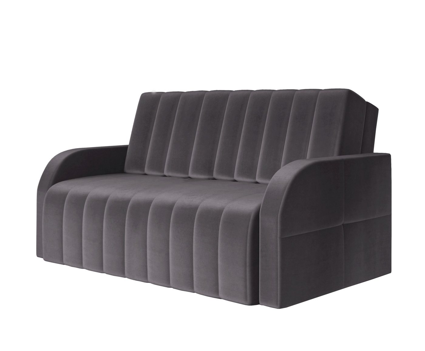 MOEBLO Kindersofa aus Samt MONTANA 120, Schlafsessel Sofa Sessel Jugendsofa Schlafsofa 2-Sitzer Gästebett mit Schlaffunktion, mit Bettkasten, mit Relaxfunktion, - (BxHxT):141x104x90cm von MOEBLO