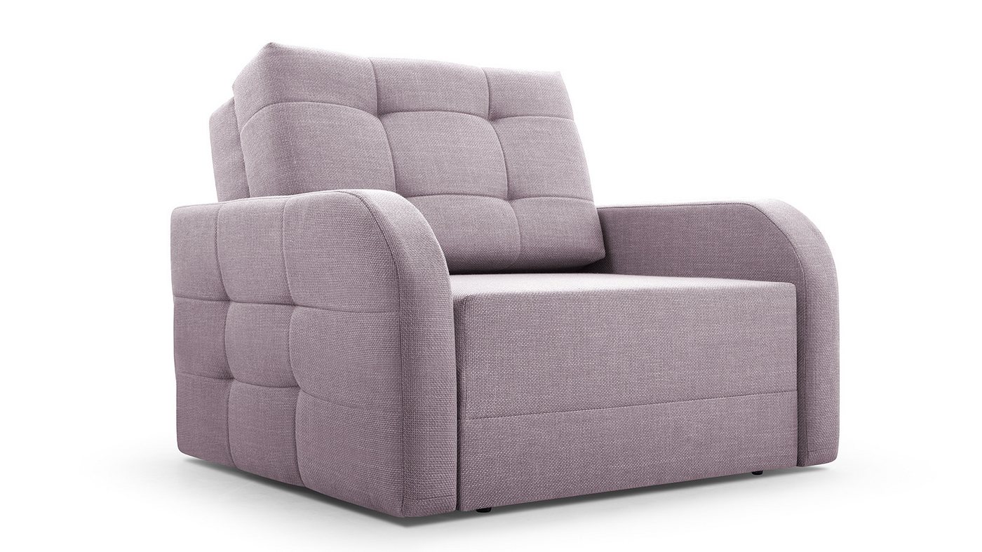 MOEBLO Kindersofa Porto 80, Schlafsessel Sofa Sessel Jugendsofa Schlafsofa 1-Sitzer Gästebett, mit Schlaffunktion, mit Bettkasten von MOEBLO