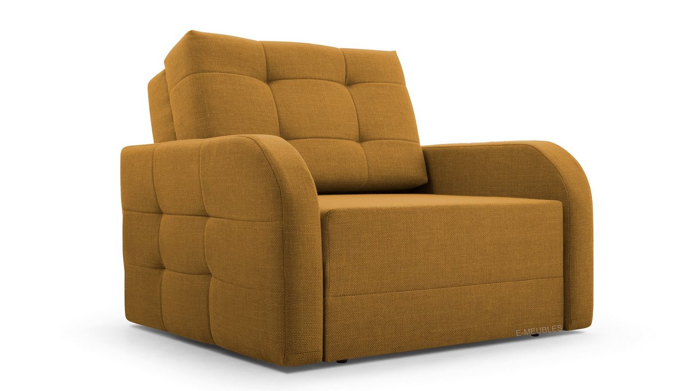 MOEBLO Kindersofa Porto 80, Schlafsessel Sofa Sessel Jugendsofa Schlafsofa 1-Sitzer Gästebett, mit Schlaffunktion, mit Bettkasten von MOEBLO