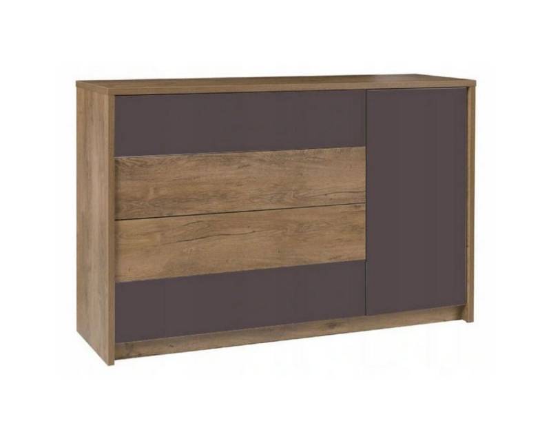 MOEBLO Kommode FINLAND (Sideboard Wohnzimmer Kommode Schlafzimmer Komodenschrank Highboard), -(BxHxT):137x88x41 cm von MOEBLO