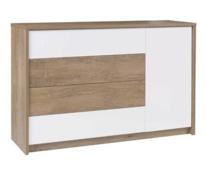 MOEBLO Kommode FINLAND (Sideboard Wohnzimmer Kommode Schlafzimmer Komodenschrank Highboard), -(BxHxT):137x88x41 cm von MOEBLO