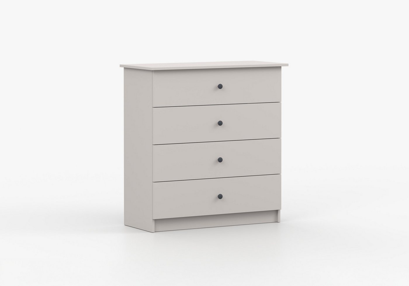 MOEBLO Kommode Fizzy (Moderne Kinderzimmer Kommode mit 4 Schubladen, viel Stauraum & langlebig, Sideboard Wohnzimmer Kommode Schlafzimmer Komodenschrank Highboard), (BxHxT): 95 x 99,5 x 43 cm von MOEBLO