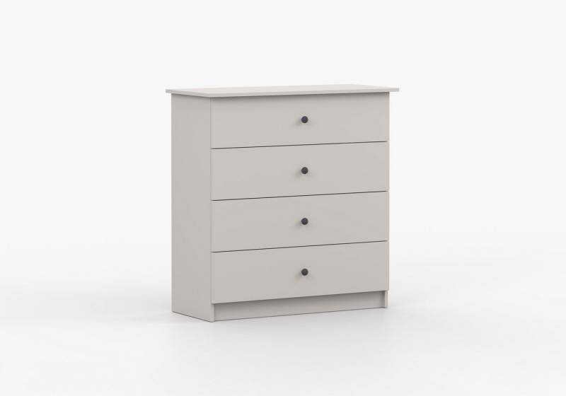 MOEBLO Kommode Fizzy (Moderne Kinderzimmer Kommode mit 4 Schubladen, viel Stauraum & langlebig, Sideboard Wohnzimmer Kommode Schlafzimmer Komodenschrank Highboard), (BxHxT): 95 x 99,5 x 43 cm von MOEBLO