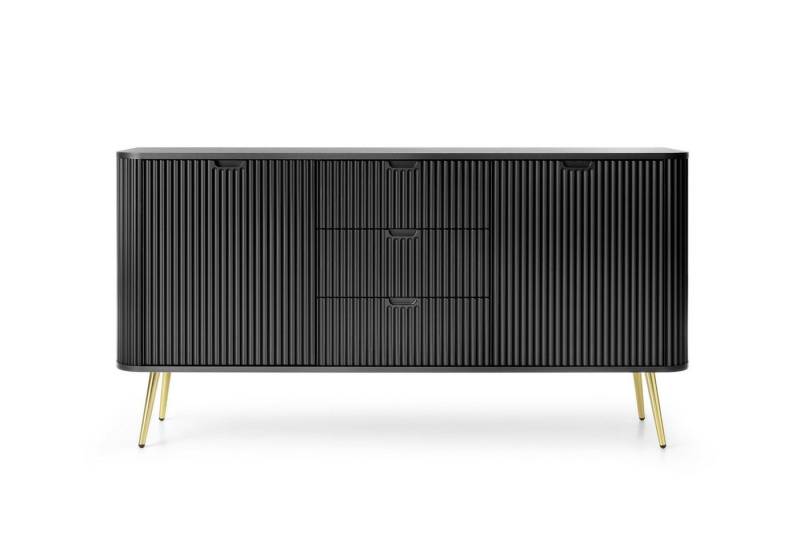 MOEBLO Kommode Hosta (Sideboard Wohnzimmer, Kommode Schlafzimmer Komodenschrank Highboard), 168x87x39 von MOEBLO