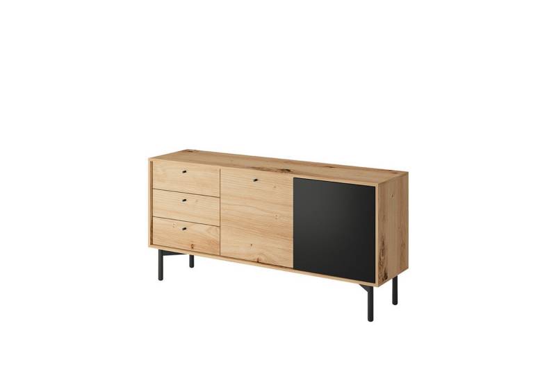 MOEBLO Kommode NOBON NK151 (Lowboard Fernsehtisch TV Bank TV Tisch Fernseher Tisch TV Möbel), (BxHxT):151x74x41 cm von MOEBLO
