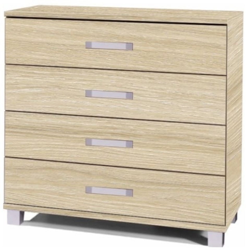 MOEBLO Kommode NURO N35 (Sideboard mit Schubladen, Wohnzimmer, Esszimmer, Flur & Diele, Moderne), - (BxHxT): 100x115x40 cm von MOEBLO