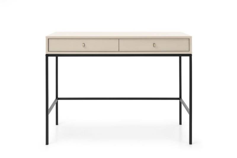 MOEBLO Konsolentisch Melody (Eingangskonsole mit Schubladen Sideboard Beistelltisch Flurtisch - Goldene Griffe, Frisiertisch, Schminktisch, Kosmetiktisch), (BxTxH): 104x50x78 cm von MOEBLO