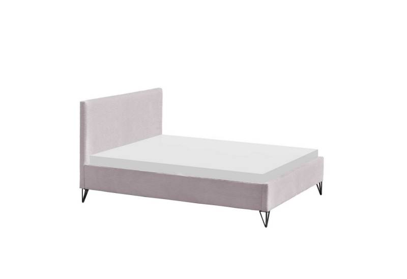 MOEBLO Polsterbett Deutzia (Modernes Set mit Bettgestell, Ideal für Stilvolles und Gemütliches Schlafzimmer, Bettgestell), Komfortables, gepolstertes Kopfteil von MOEBLO