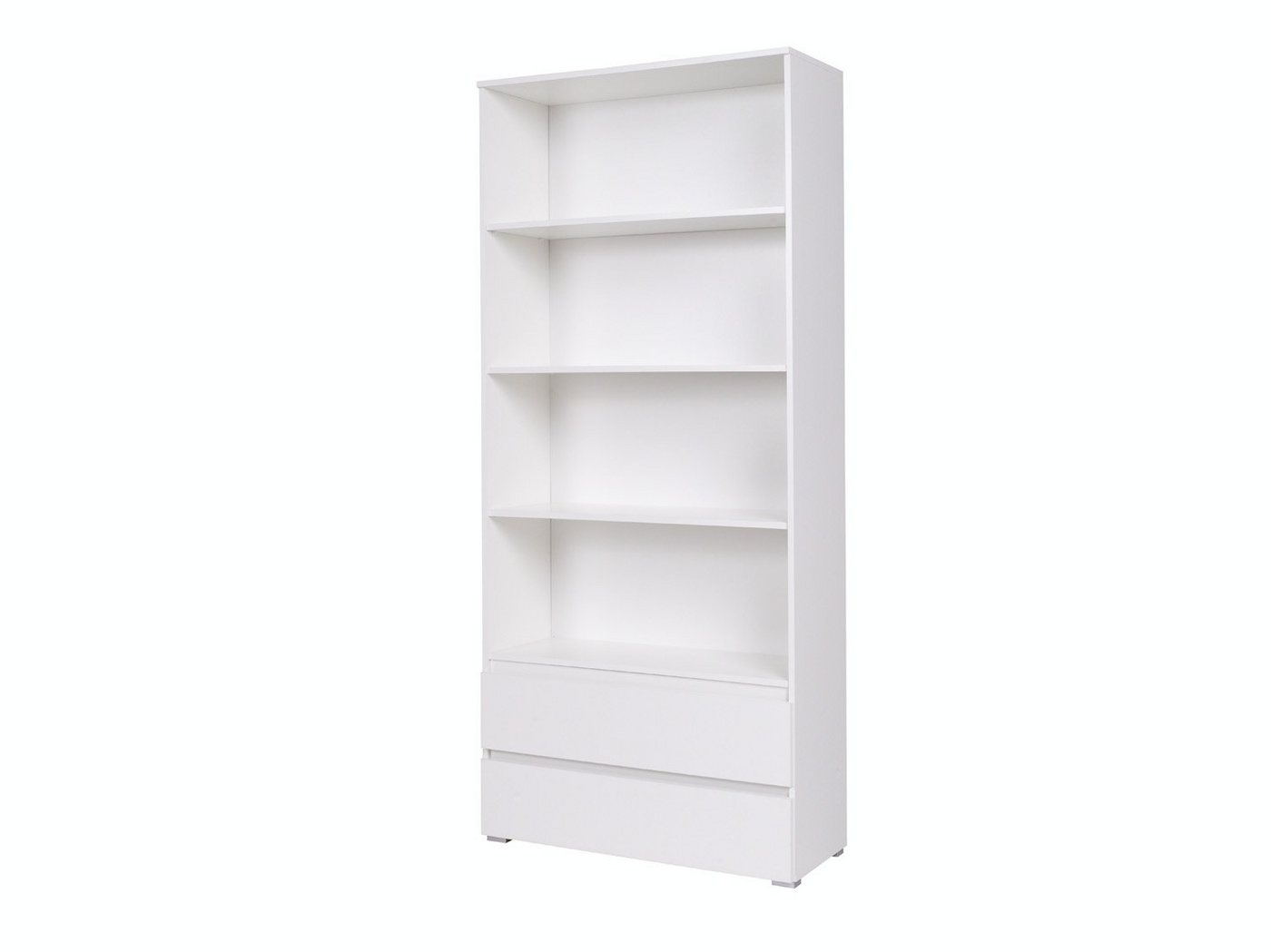 MOEBLO Regal MOON M03, Moderne Wohnzimmer Möbel Regale Vitrine Bücherregale, griffloses System, - (BxHxT): 90x204x34 cm von MOEBLO