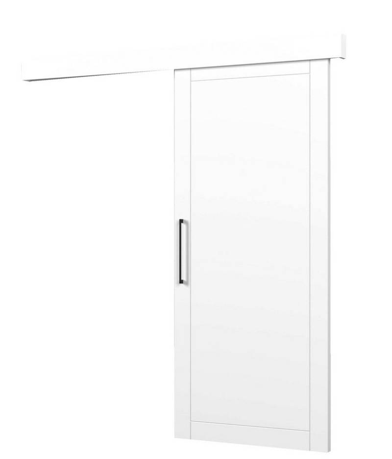 MOEBLO Schiebetür Charms (Türen auf Schiene Türen mit Schiebemechanismus, Schiebetüren Gleittüren Schiebetüre Schiebesysteme), 90x204x8, mit Türschließer von MOEBLO