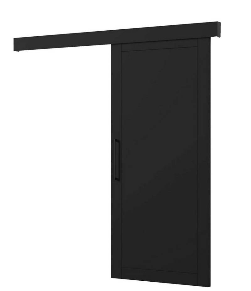 MOEBLO Schiebetür Charms (Türen auf Schiene Türen mit Schiebemechanismus, Schiebetüren Gleittüren Schiebetüre Schiebesysteme), 90x204x8, mit Türschließer von MOEBLO