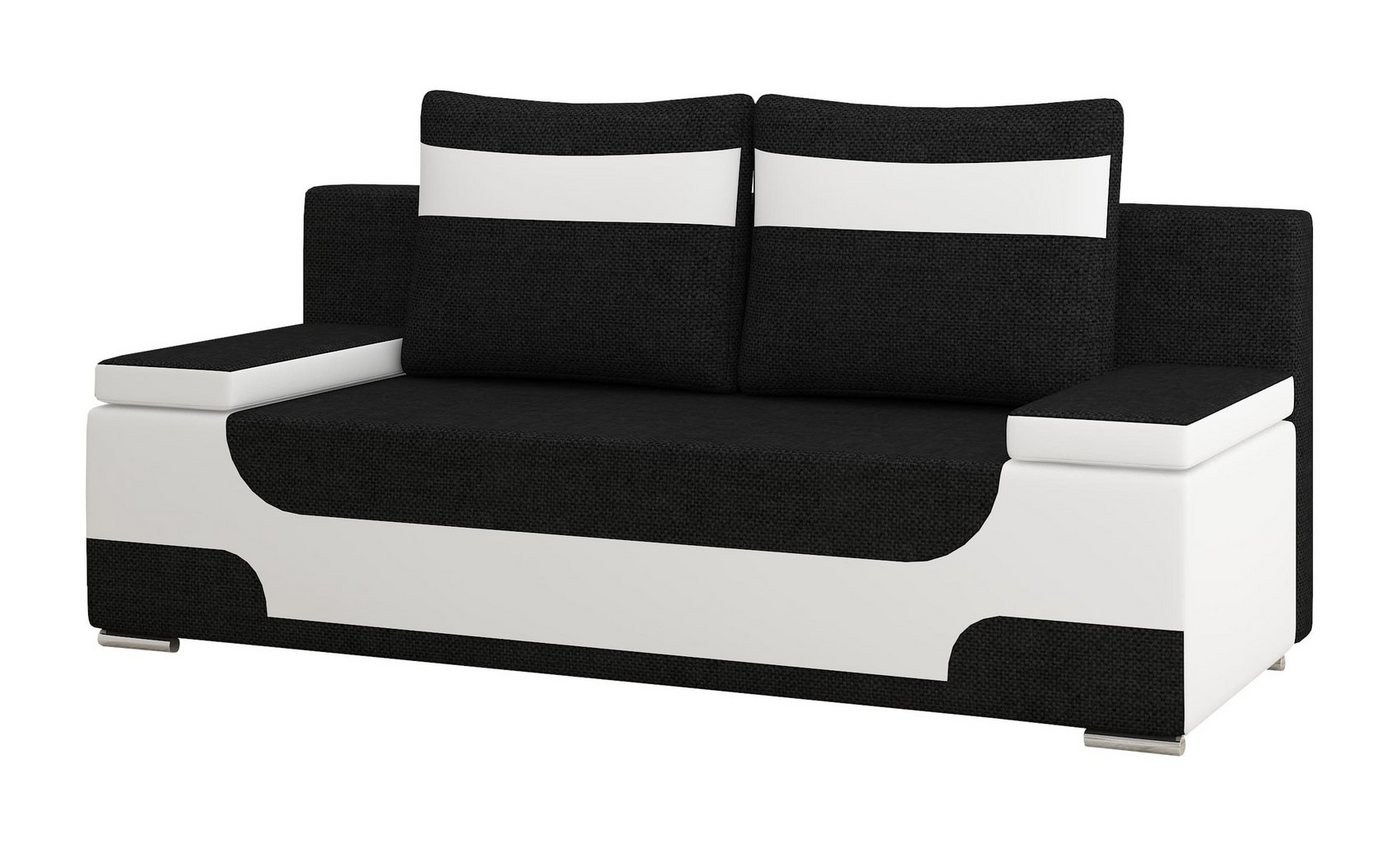 MOEBLO Schlafsofa ANDREA, Couch für Wohnzimmer, Sofa Federkern Sofagarnitur Polstersofa Wohnlandschaft, - (BxHxT): 200x90x92 cm von MOEBLO