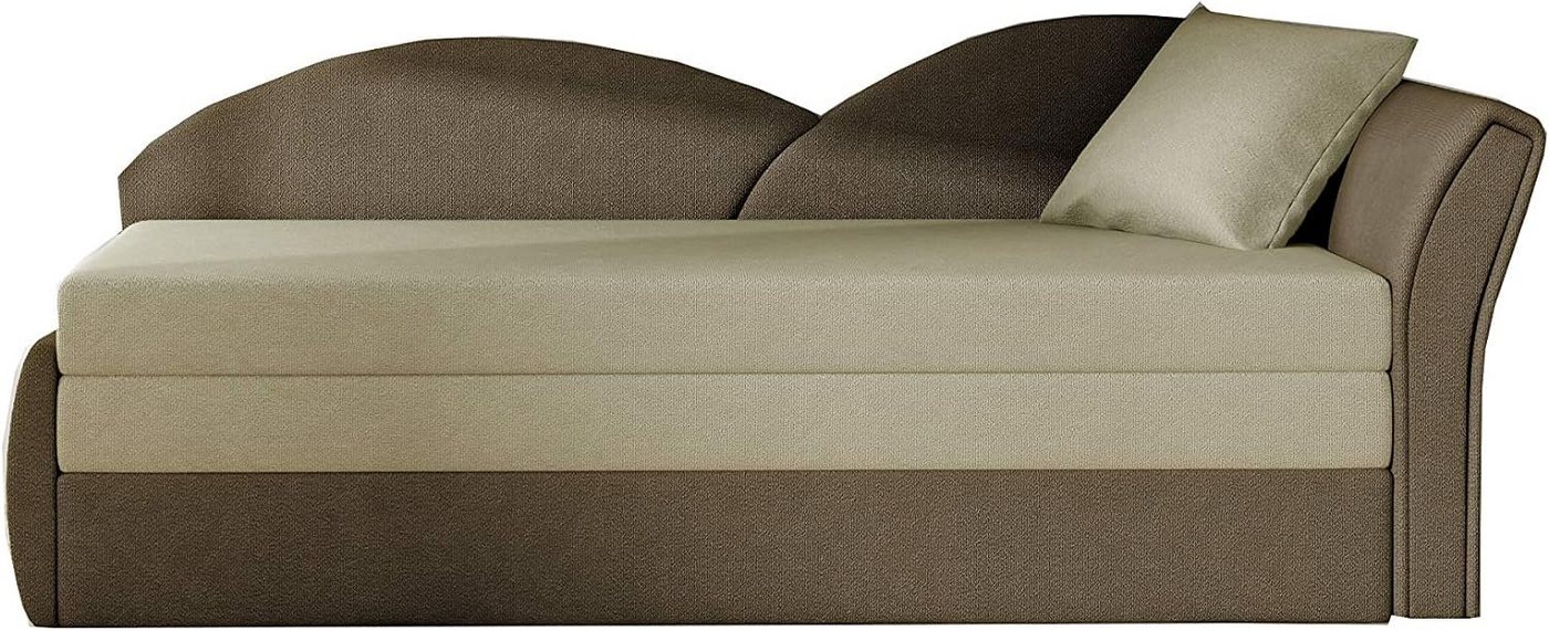 MOEBLO Schlafsofa ARGEA, Couch für Wohnzimmer Kindersofa Sofagarnitur Polstersofa Jugendsofa, mit Schlaffunktion und Bettkasten von MOEBLO