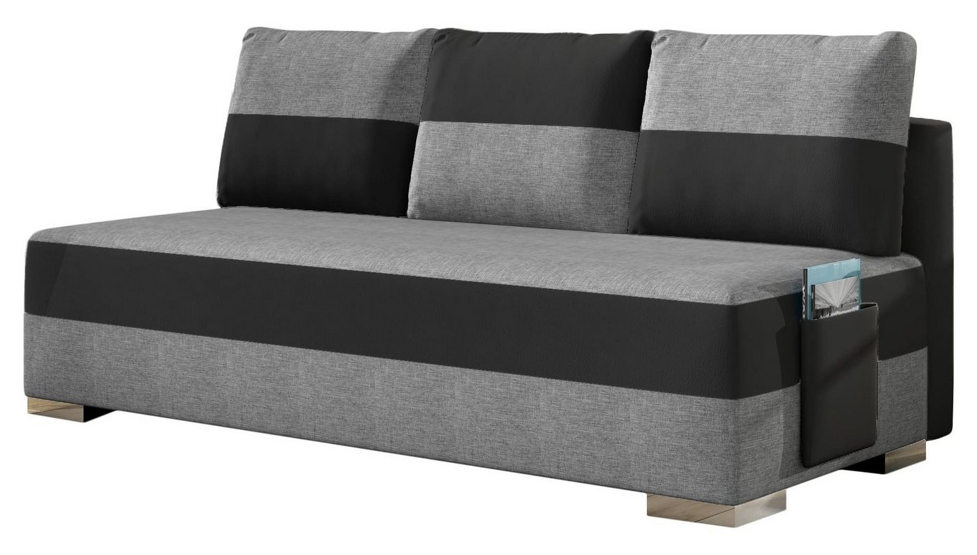 MOEBLO Schlafsofa ATOLLO, Couch für Wohnzimmer, Schlafcouch Sofa Federkern Sofagarnitur Polstersofa Wohnlandschaft mit Bettfunktion, mit Schlaffunktion und Bettkasten, - (BxHxT): 200x93x92 cm von MOEBLO