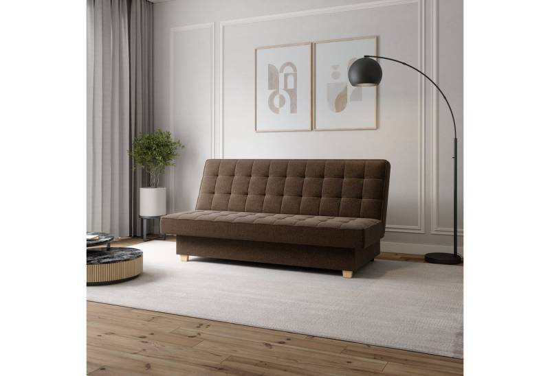 MOEBLO Schlafsofa BELFI, Sofa Kippsofa Klappsofa Clic-Clack Couch für Wohnzimmer Federkern Sofagarnitur Polstersofa - Eleganz und Komfort in einer modernen Version, (BxHxT):192x95x92 cm - mit Bettkasten und Schlaffunktion von MOEBLO