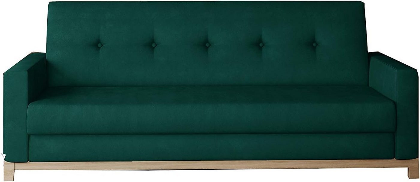 MOEBLO Schlafsofa BENE, Sofa mit Holzgestell Kippsofa Couchgarnitur Couch für Wohnzimmer Sofagarnitur, mit Schlaffunktion von MOEBLO