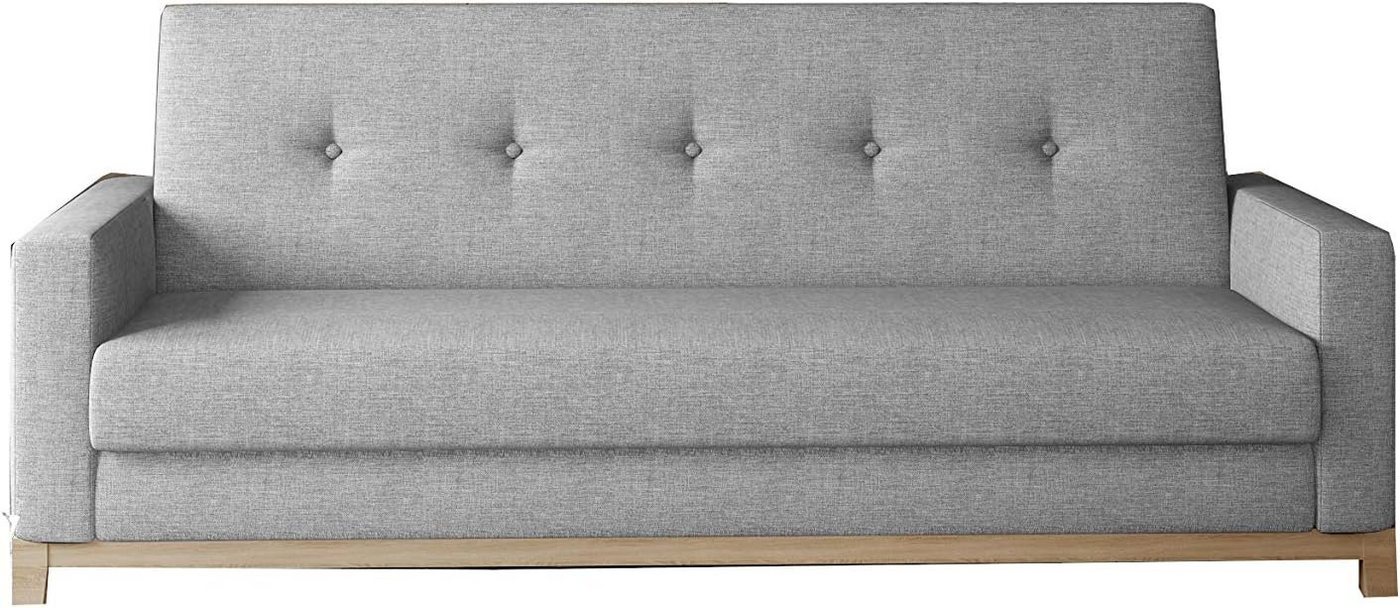 MOEBLO Schlafsofa BENE, Sofa mit Holzgestell Kippsofa Couchgarnitur Couch für Wohnzimmer Sofagarnitur, mit Schlaffunktion von MOEBLO