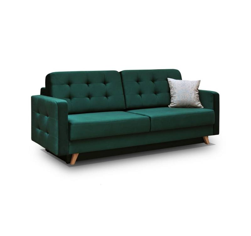 MOEBLO Schlafsofa CARLA, Kippsofa Sofa Klappsofa Couchgarnitur Couch Sofagarnitur Schlafcouch 3 Sitzer Gästebett, mit Relaxfunktion von MOEBLO