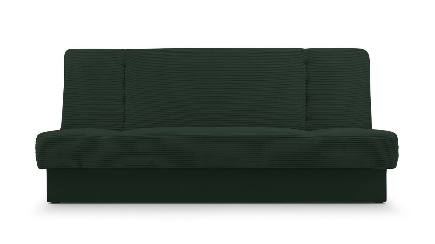 MOEBLO Schlafsofa CYPRUS NEW, Sofa Kippsofa Klappsofa Clic-Clack Couch für Wohnzimmer Federkern Sofagarnitur Polstersofa Cordstoff, mit Schlaffunktion und Bettkasten, - (BxHxT): 192x85x92cm von MOEBLO