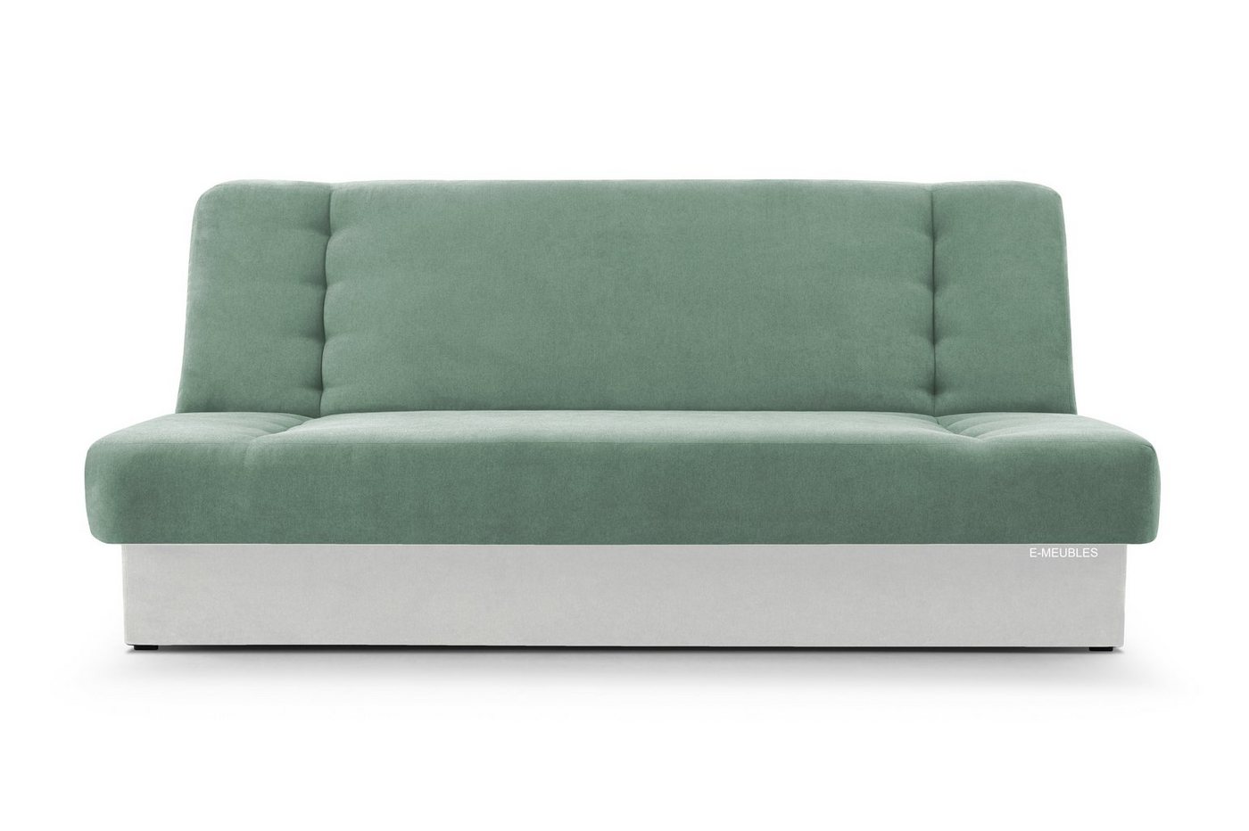 MOEBLO Schlafsofa Cyprus, Sofa Kippsofa Klappsofa Clic-Clack Couch für Wohnzimmer Federkern Sofagarnitur Polstersofa - 192x85x92 cm -, mit Bettkasten und Schlaffunktion von MOEBLO