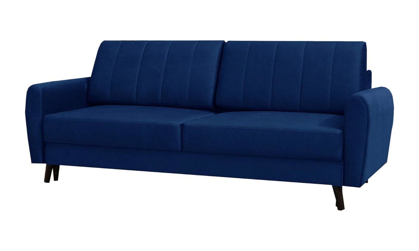 MOEBLO Schlafsofa DEILA, Sofa Couch für Wohnzimmer, Schlafsofa Federkern Sofagarnitur Polstersofa Wohnlandschaft, mit Schlaffunktion und Bettkasten, (BxTxH): 226x95x90 cm von MOEBLO