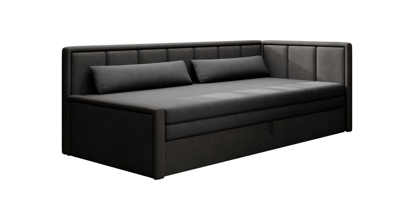 MOEBLO Schlafsofa FULO, Sofa mit Bettfunktion Couch für Wohnzimmer Polstersofa Wohnlandschaft, mit Schlaffunktion und Bettkasten, - (BxHxT): 214x77x82 cm von MOEBLO