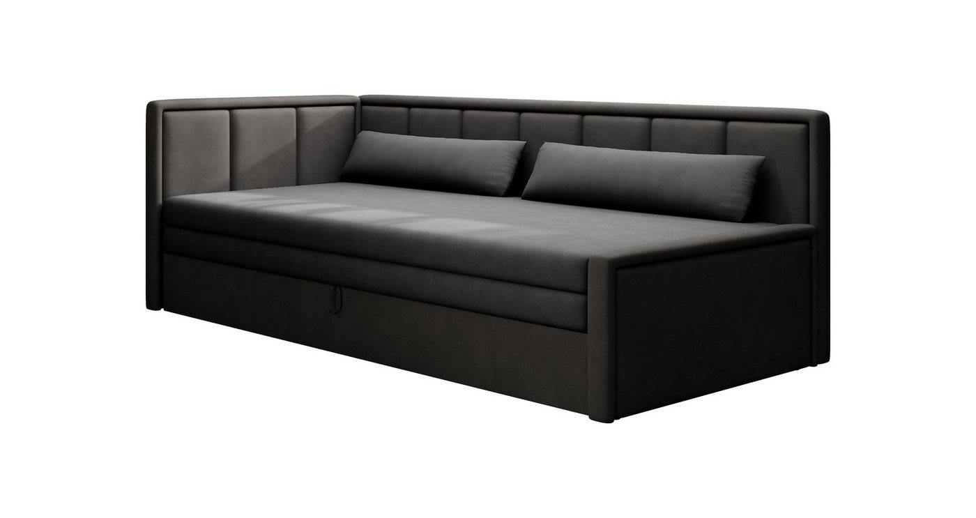 MOEBLO Schlafsofa FULO, Sofa mit Bettfunktion Couch für Wohnzimmer Polstersofa Wohnlandschaft, mit Schlaffunktion und Bettkasten, - (BxHxT): 214x77x82 cm von MOEBLO