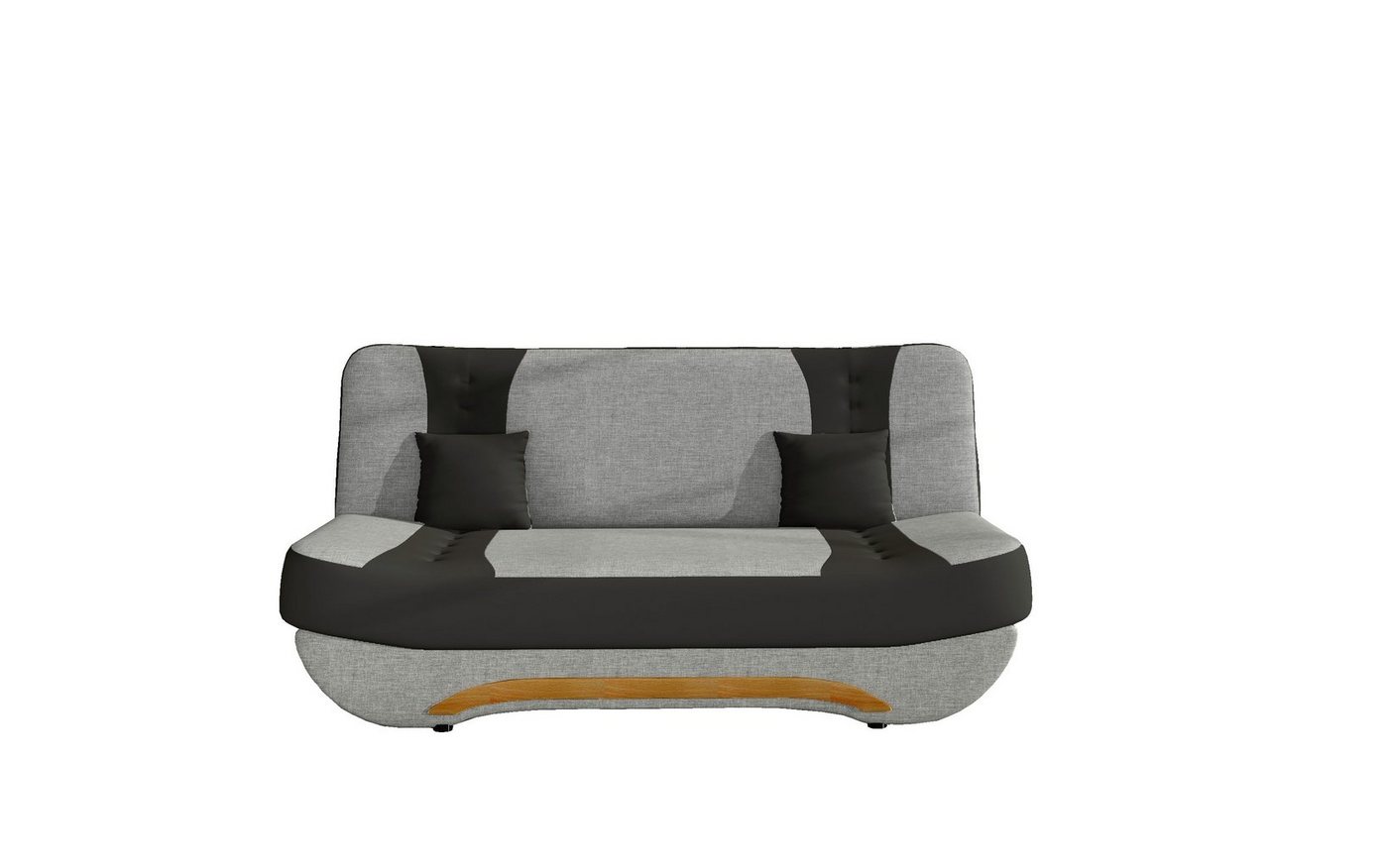 MOEBLO Schlafsofa Feba, Couch für Wohnzimmer Sofagarnitur Polstersofa Kippsofa Klappsofa Click-Clack, mit Schlaffunktion und Bettkasten von MOEBLO