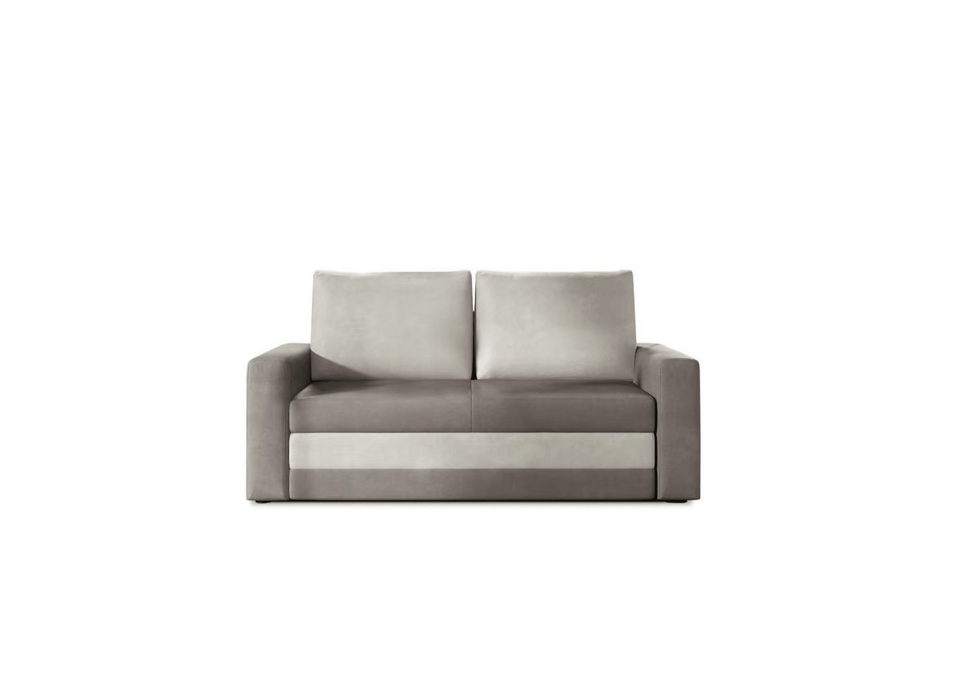 MOEBLO Schlafsofa IVO, Sofa Couch für Wohnzimmer Federkern Sofagarnitur Polstersofa Kindersofa Jugendsofa - 160x90x90 cm, mit Schlaffunktion und Bettkasten von MOEBLO