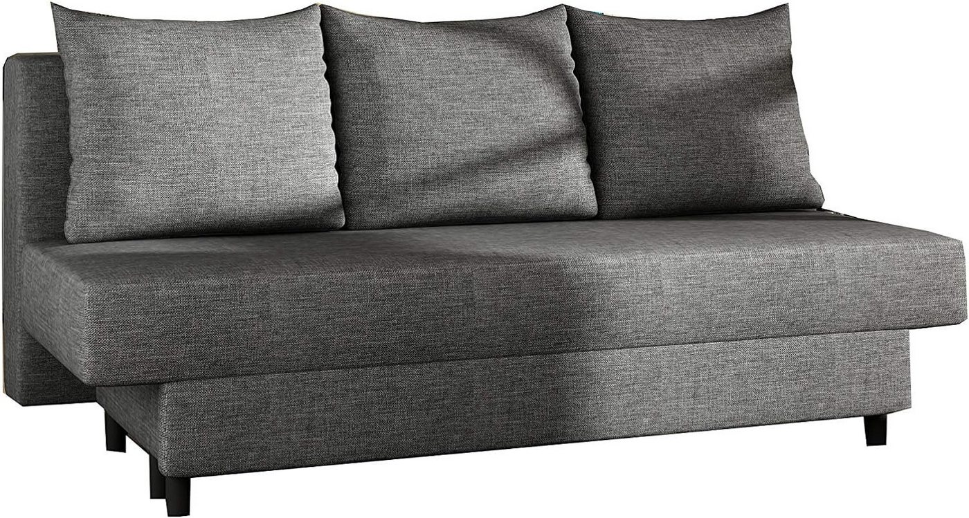 MOEBLO Schlafsofa KAMAZO, Sofa mit Schlaffunktion Couch Polstergarnitur Wohnlandschaft Polstersofa - 190x82x83cm, mit Schlaffunktion und Bettkasten von MOEBLO