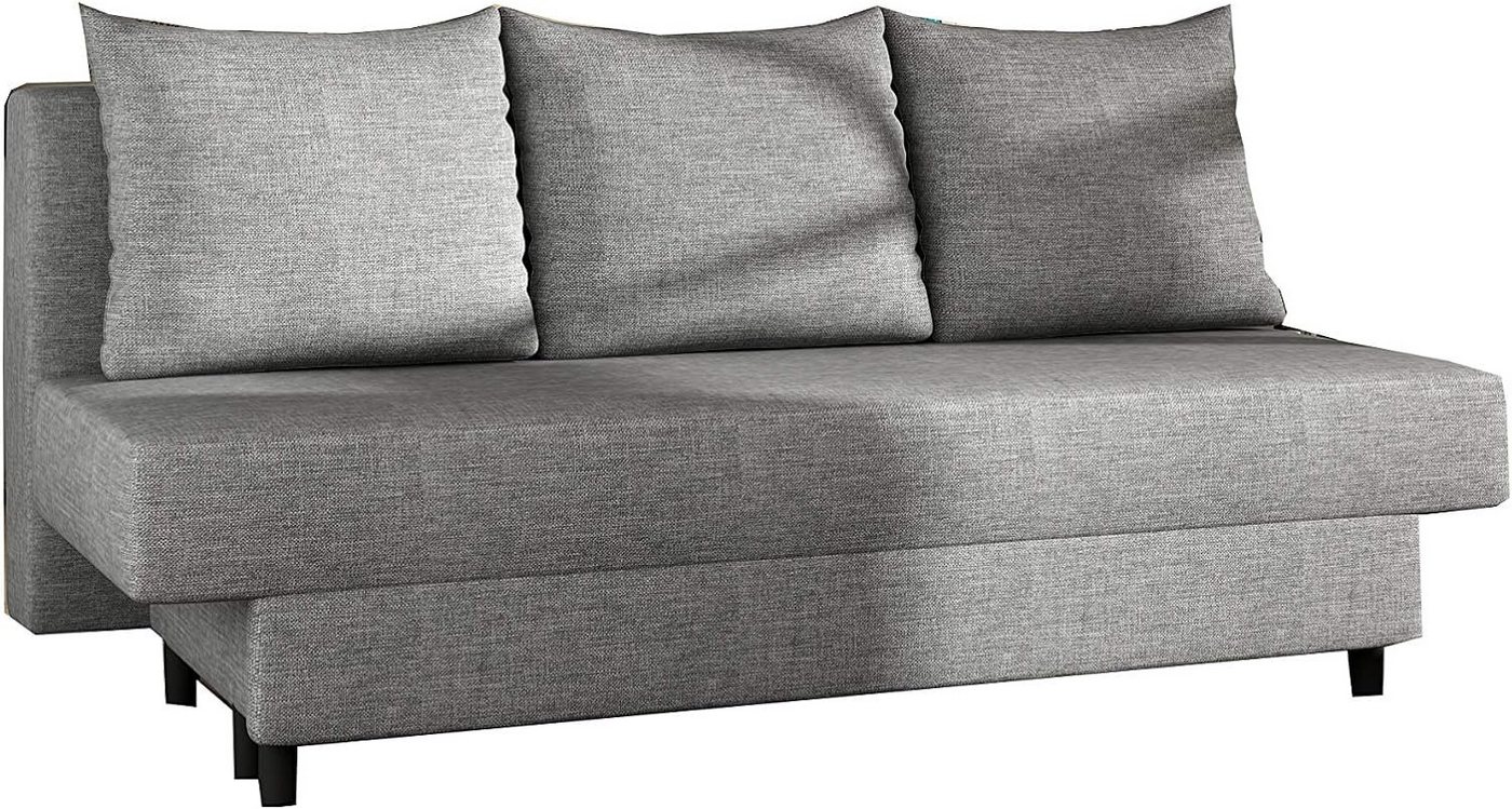 MOEBLO Schlafsofa KAMAZO, Sofa mit Schlaffunktion Couch Polstergarnitur Wohnlandschaft Polstersofa - 190x82x83cm, mit Schlaffunktion und Bettkasten von MOEBLO