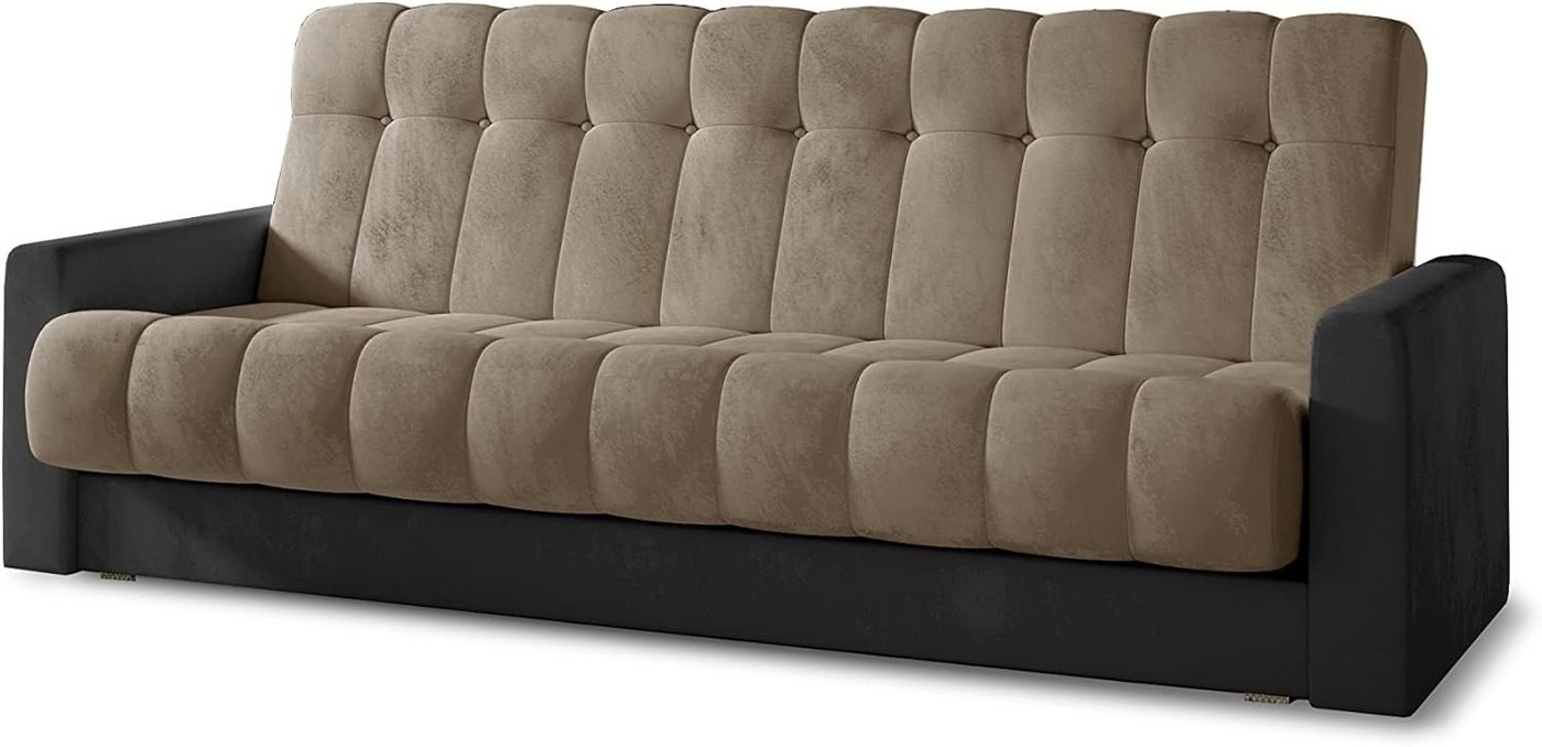 MOEBLO Schlafsofa MATIZ, Couch für Wohnzimmer, Schlafsofa Federkern Sofagarnitur Polstersofa Wohnlandschaft, mit Schlaffunktion und Bettkasten von MOEBLO