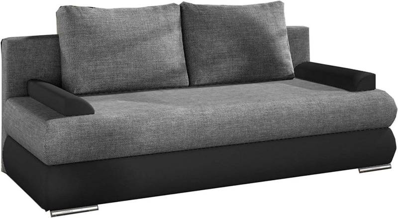 MOEBLO Schlafsofa NESTOR, Couch für Wohnzimmer, Sofa Schlafcouch mit Bettfunktion Federkern Sofagarnitur Polstersofa Wohnlandschaft, mit Bettkasten und Schlaffunktion, - (BxHxT): 213x90x95 cm von MOEBLO