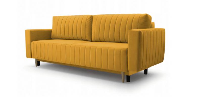 MOEBLO Schlafsofa RIVEN, Couch Polstermöbel Sitzmöbel Wohnzimmermöbel 2-Sitzer-Sofa Stoffsofa, mit Schlaffunktion und Bettkasten von MOEBLO