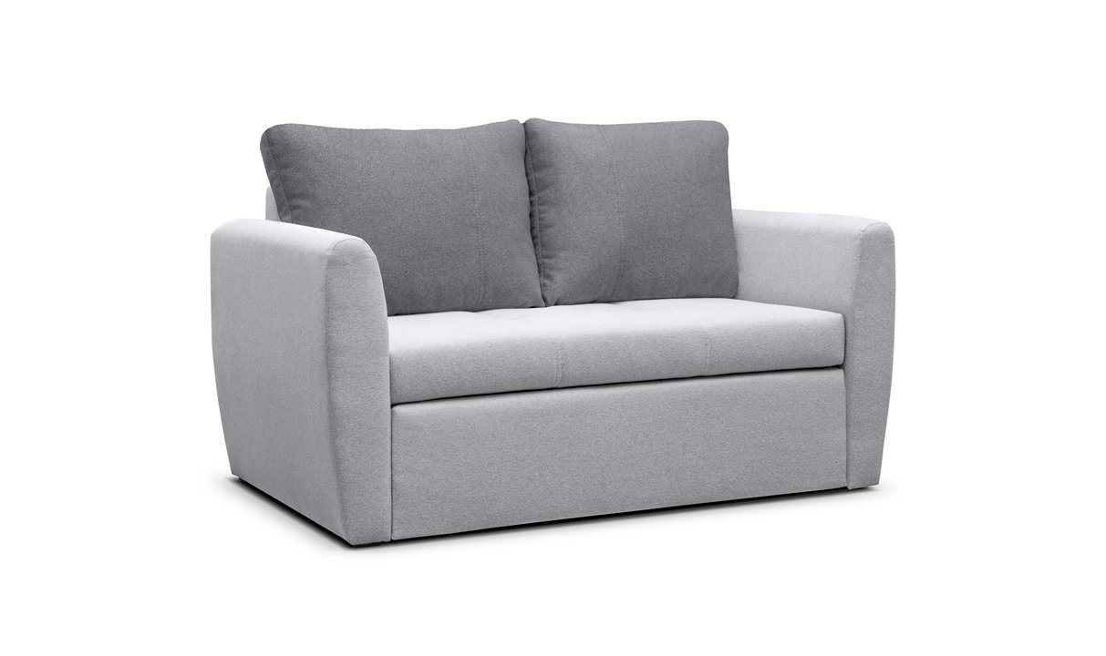 MOEBLO Schlafsofa SARA 120, Sofa Sessel Kindersofa Schlafsessel mit Bettfunktion Gästebett Klappsofa Mini Couch 2-Sitzer Sofagarnitur Jugendzimmer, - (BxHxT): 150x90x80 cm, mit Bettkasten und Schlaffunktion von MOEBLO