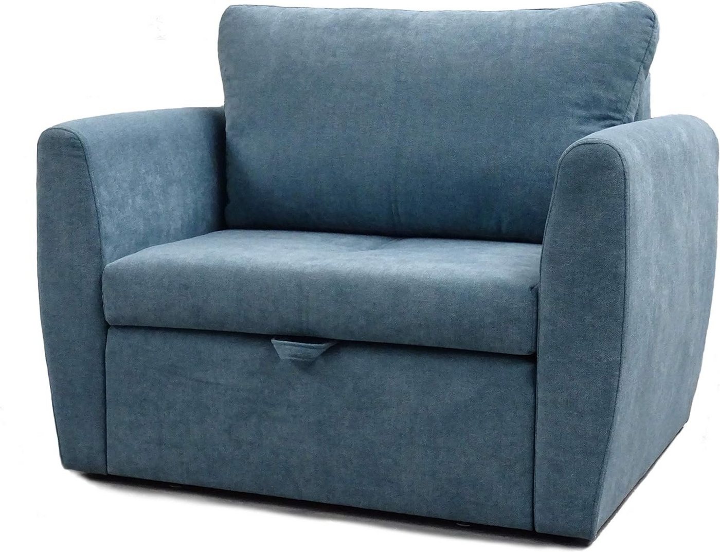 MOEBLO Schlafsofa SARA 80, Schlafsessel Gästebett Klappsofa mit Bettfunktion Couch Schlafcouch klein Mini Sofa Sessel Salon Jugendzimmer Kindersofa, mit Schlaffunktion und Bettkasten, - (BxHxT): 110x80x90 cm von MOEBLO