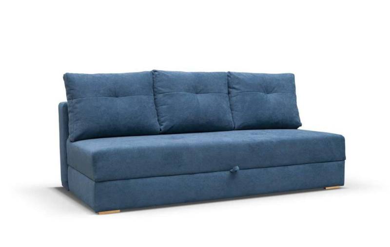 MOEBLO Schlafsofa VARADO, Sofa mit Bettfunktion Couch für Wohnzimmer, Schlafcouch Federkern Sofagarnitur Polstersofa Wohnlandschaft, mit Schlaffunktion und Bettkasten von MOEBLO