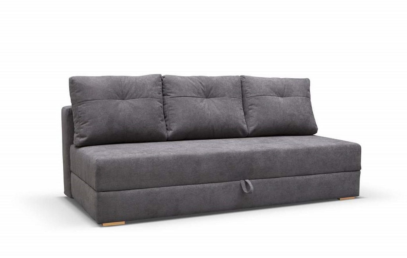 MOEBLO Schlafsofa VARADO, Sofa mit Bettfunktion Couch für Wohnzimmer, Schlafcouch Federkern Sofagarnitur Polstersofa Wohnlandschaft, mit Schlaffunktion und Bettkasten, - (BxHxT): 203x92x99 cm von MOEBLO