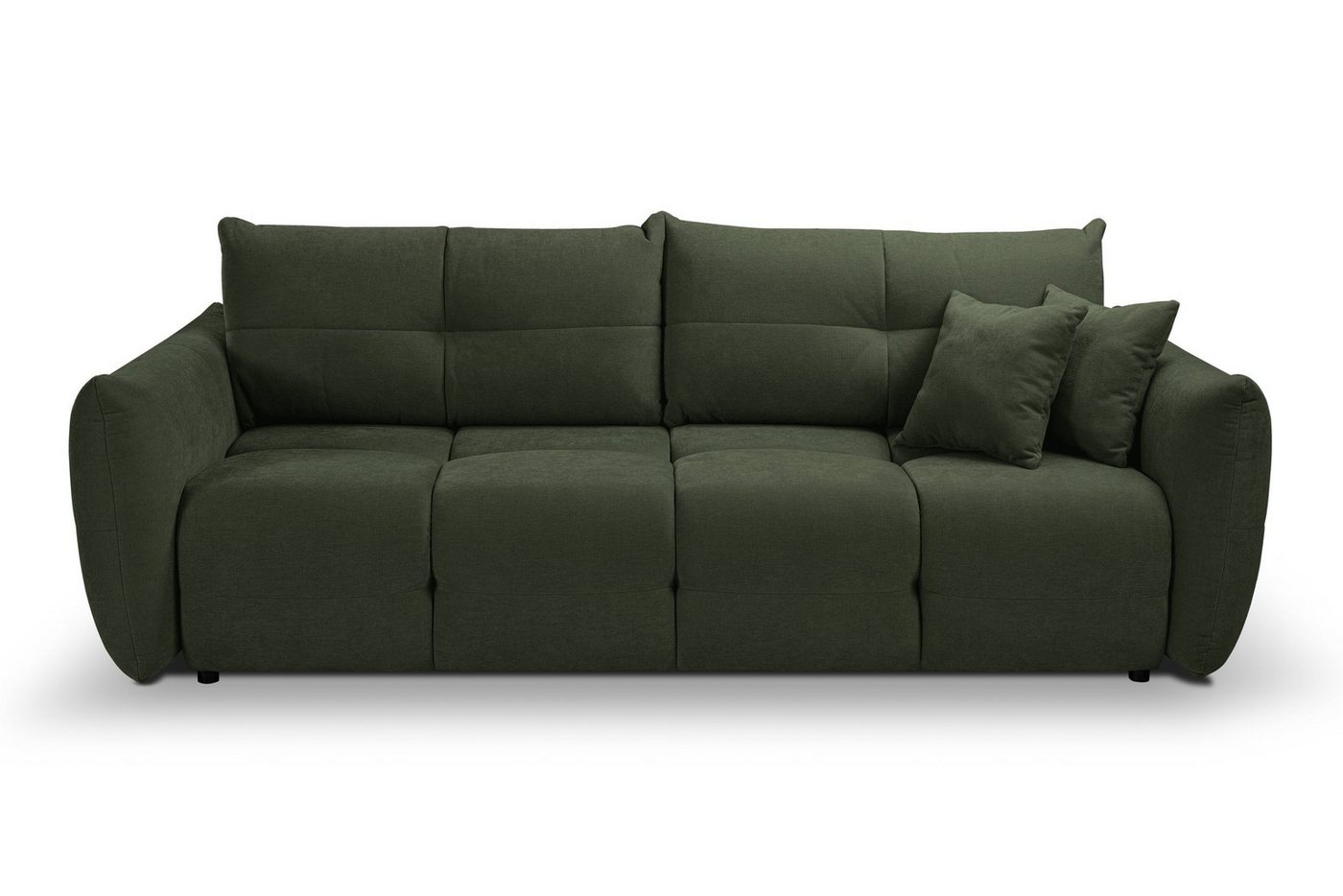 MOEBLO Schlafsofa Veltera, mit Bettkasten - modernes Sofa mit Steppung & Schlaffunktion Couch Polstermöbel Sitzmöbel Wohnzimmermöbel 3-Sitzer-Sofa Stoffsofa, (BxHxT): 245 x 86 x 110 cm von MOEBLO