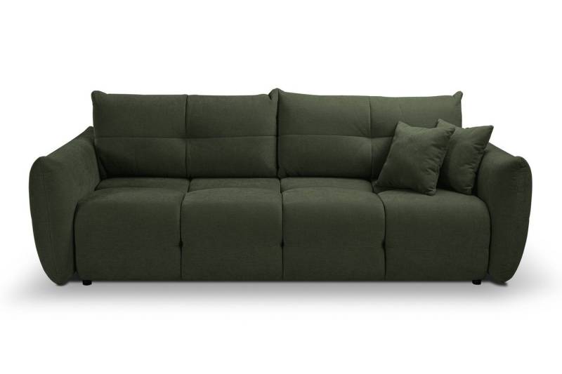 MOEBLO Schlafsofa Veltera, mit Bettkasten - modernes Sofa mit Steppung & Schlaffunktion Couch Polstermöbel Sitzmöbel Wohnzimmermöbel 3-Sitzer-Sofa Stoffsofa, (BxHxT): 245 x 86 x 110 cm von MOEBLO
