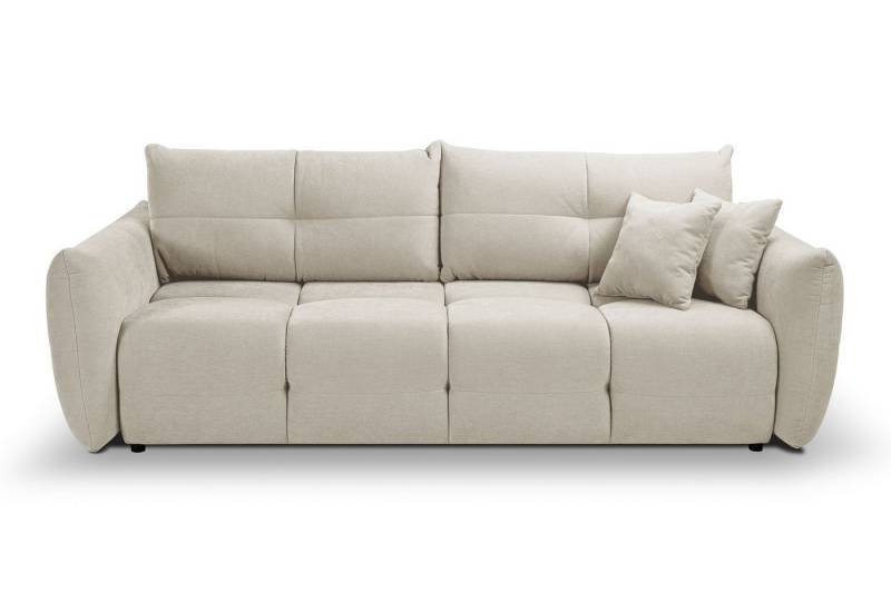 MOEBLO Schlafsofa Veltera, mit Bettkasten - modernes Sofa mit Steppung & Schlaffunktion Couch Polstermöbel Sitzmöbel Wohnzimmermöbel 3-Sitzer-Sofa Stoffsofa, (BxHxT): 245 x 86 x 110 cm von MOEBLO