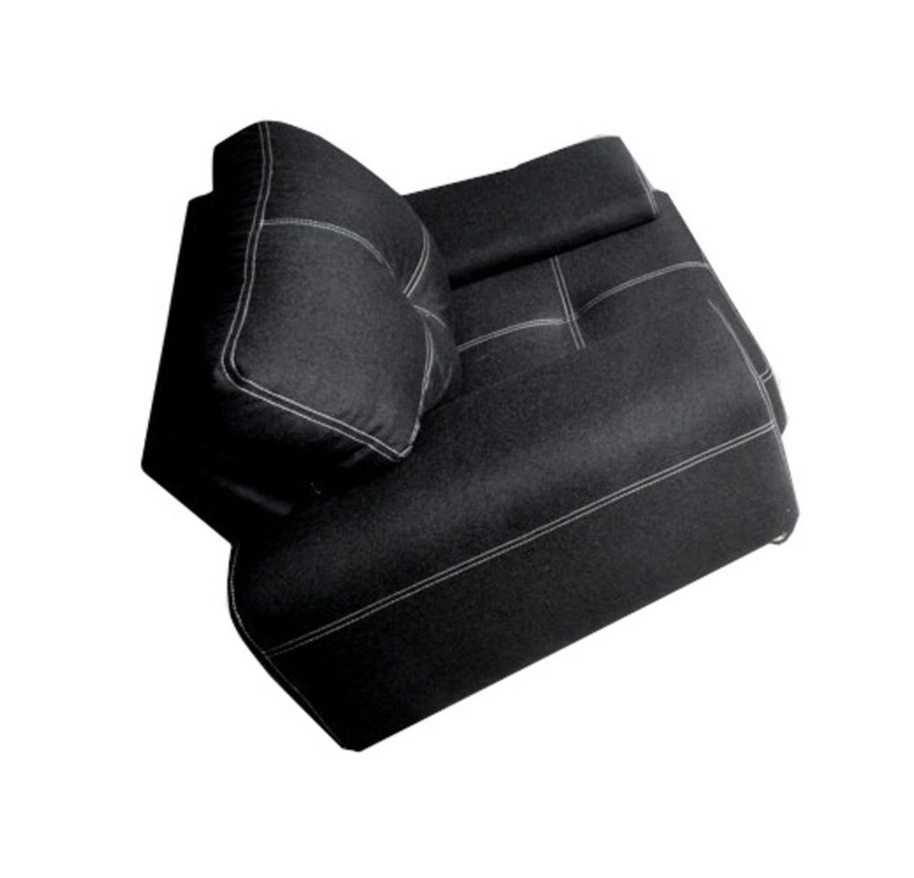 MOEBLO Sessel Enzo (Lounge Sessel mit Armlehnen - Armlehnensessel Fernsehsessel Polstersessel Federkern - mit Design Füßen, Sessel gepolstert - Polsterstuhl für Esszimmer & Wohnzimmer), (BxTxH):135x100x90cm von MOEBLO