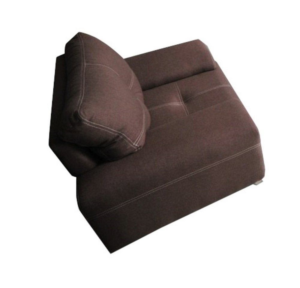 MOEBLO Sessel Enzo (Lounge Sessel mit Armlehnen - Armlehnensessel Fernsehsessel Polstersessel Federkern - mit Design Füßen, Sessel gepolstert - Polsterstuhl für Esszimmer & Wohnzimmer), (BxTxH):135x100x90cm von MOEBLO